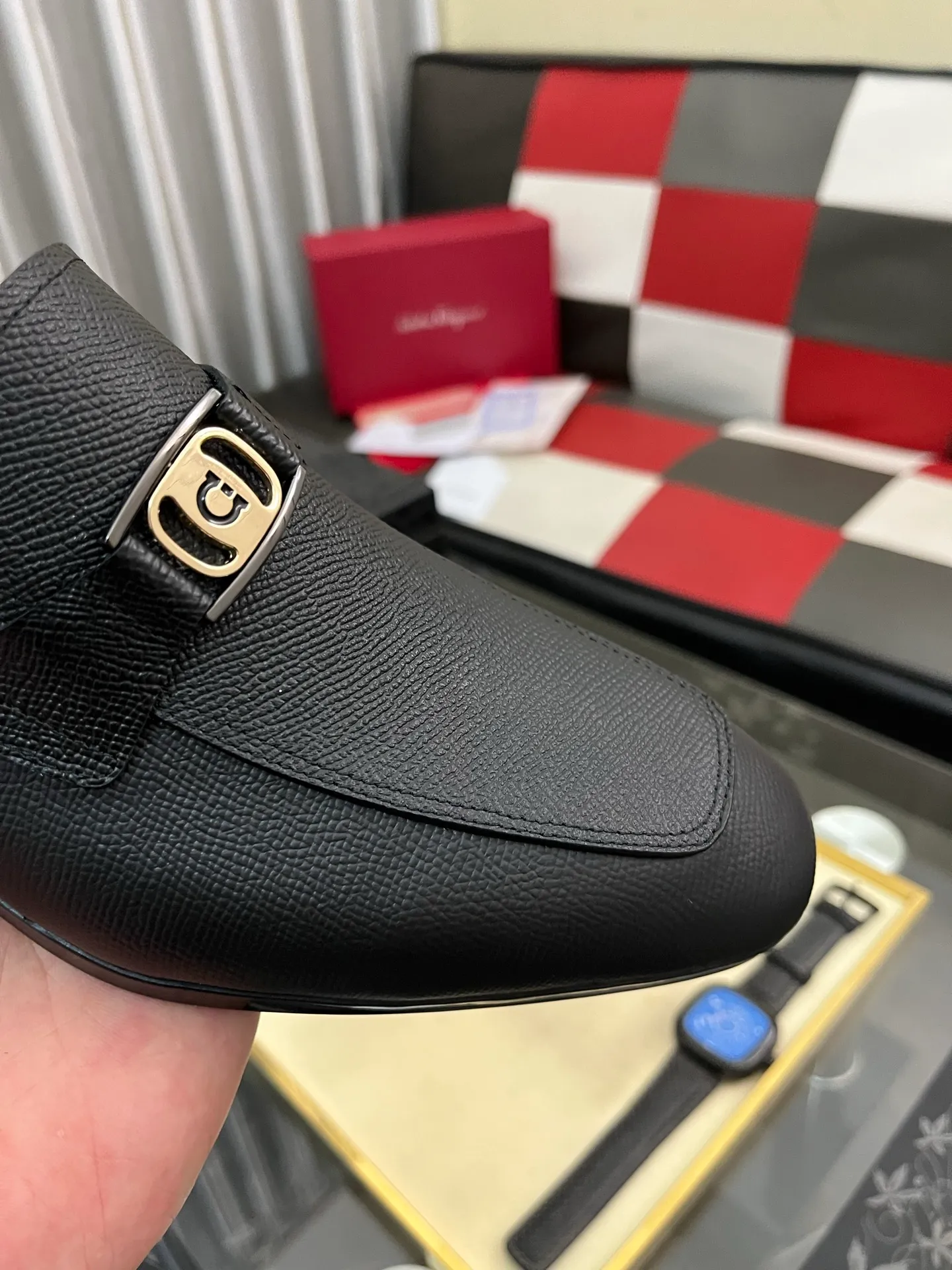 Men's shoes 💰: 600⌚️⌚️【Salvatore Ferragamo】Ferragamo business leather shoes, 1:1 top purchasing quality, imported selected original calfskin for the uppers, imported original water-dyed cowhide for the inner feet, imported original 1:1 customized Italian handmade lightweight foam outsole, code number: 38-44 (45 custom-made)